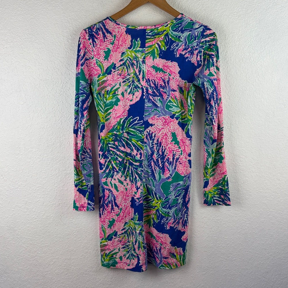 Perfect like new Lilly Pulitzer Beacon Dress in Multi Fan Club XS - Picture 8 of 8